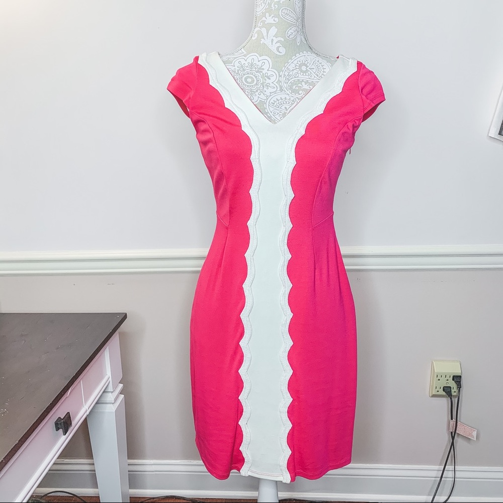Lilly Pulitzer Pink and White Dress